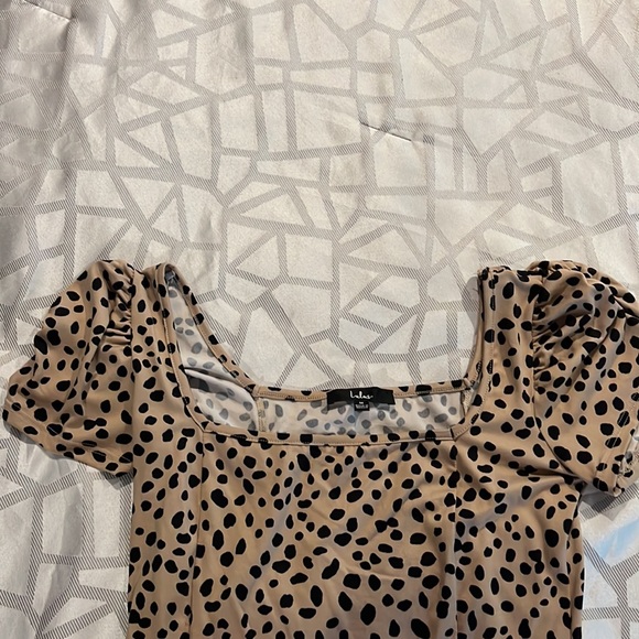 Lulus animal print top - Picture 2 of 2